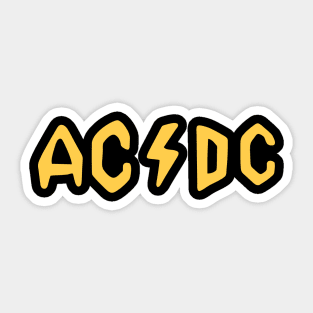 Butthead AC DC Sticker